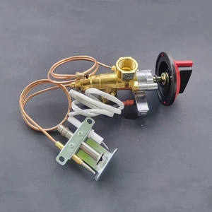 Sıcak satış A12 düşük profilli ticari pirinç alev arızası emniyet valfi gaz sürekli Pilot ile çorba ocak sobalar için Powered - Product Image 2