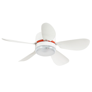 Ventilador de techo LED moderno de 5 aspas con luz regulable y control remoto ABS cuerpo de metal montaje empotrado DC Motor para el hogar o el dormitorio - Product Image 5