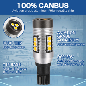 Super Bright T15 Reverse <strong>Led</strong> 15smd 3030 <strong>Led</strong> T15 Switchback T15 W16W <strong>Led</strong> for Backup Light - Product Image 2