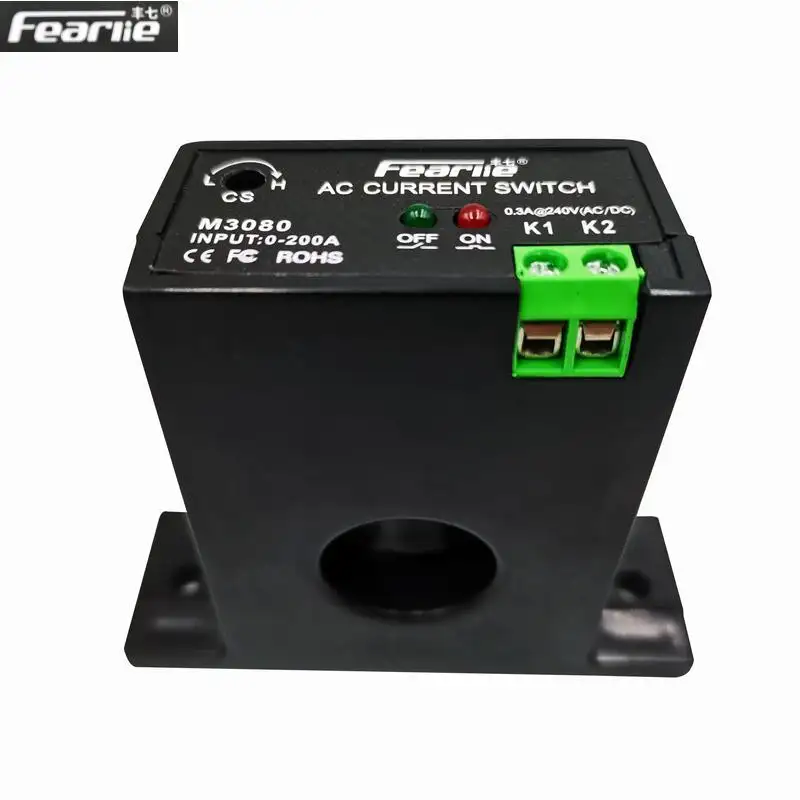 Fearlie-Interruptor de detección de Corriente CA, dispositivo de Control de encendido y apagado de corriente para Sensor de transformador, gran oferta