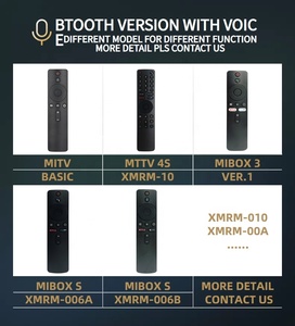 รีโมทคอนโทรลสำหรับ Mi TV Box S 3 MI TV 4X,รีโมทคอนโทรล Bluetot พร้อมตัวช่วยด้วยเสียง Netflix