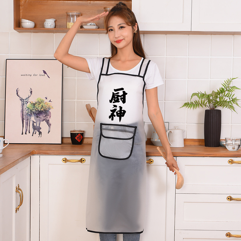 White-BC602Kitchen God avec sangle de poche extra large