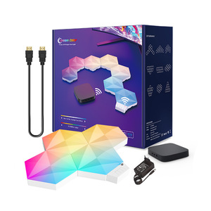 ซิมโฟนีอัจฉริยะแผงไฟ LED RGB สะท้อนแสงโดยรอบหกเหลี่ยมทีวีสำหรับการสกัดสี HDMI แสงสีขาวไหล PCB IP65พีซี - Product Image 1