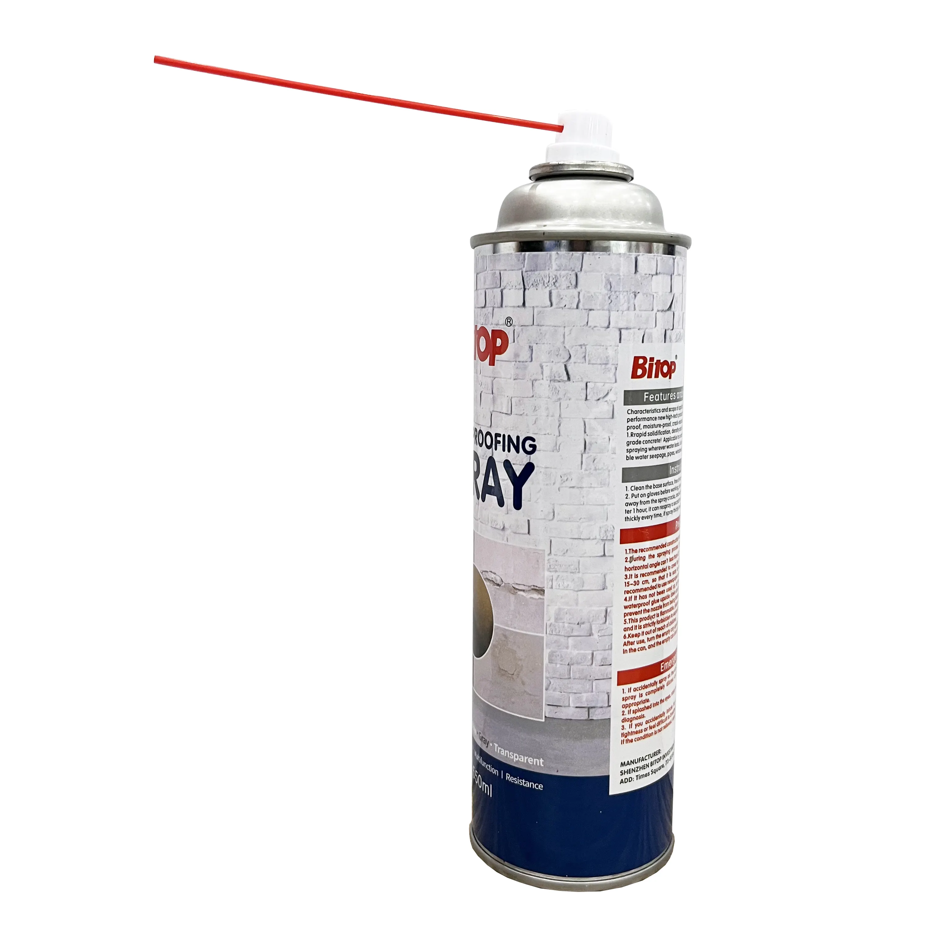 bitop waterproof leak repair spray outdoor leak proof sealant spray 550ml