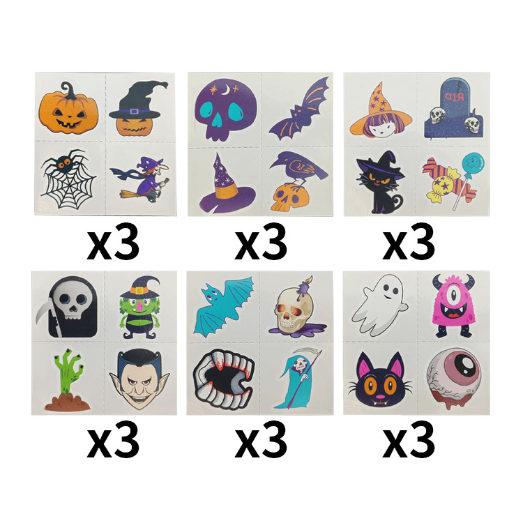 Halloween (18 feuilles dans un sac)