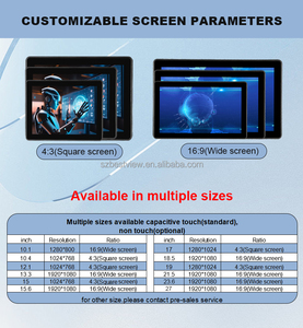 10,1-Zoll-Android-Touchscreen-Monitor-Computer All-in-One-PC-Digital werbung mit integriertem Wifi-USB RS485 RS232 - Product Image 5