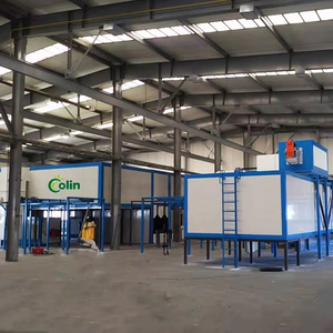 Full Automatic Powder Coating Line with <strong>Big</strong> <strong>Cyclone</strong> and Bag Filter for Fast Color Change