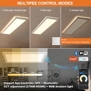 家庭用キッチンTuya Wifi CCT Triac用装飾ナイトライトスマート<span class=keywords><strong>LED</strong></span>パネル照明
