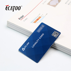 塑料会员卡带QR码或条码会员卡 - Product Image 1