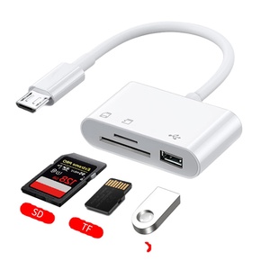 Tyshric Android esterno U Disk per Micro SD TF scheda di memoria adattatore interfaccia Smart lettore di schede CF uso Computer 3 1 Micro USB - Product Image 1
