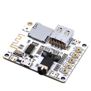 Placa receptora de Audio Bluetooth con ranura para tarjeta TF USB, salida de reproducción de decodificación, módulo de música estéreo inalámbrico de 2, 5V 2,1