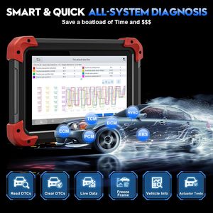 D7 V2.0 OBD2 Scanner Vollsystem Aktive Testfahrzeug-Diagnose werkzeuge Schlüssel programmier maschine für Autos mit 36 Funktionen