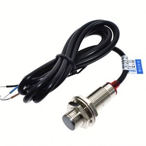 Sensor de efecto Hall, interruptor de proximidad inductivo, NPN, tres líneas, normalmente abierto + objeto de detección magnética, a prueba de agua, a prueba de agua