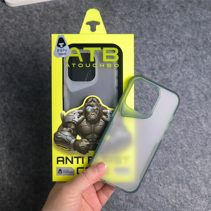 Casing ponsel desain ATB, pelindung telepon genggam karet buram ultra tipis matte untuk iphone 13 14 pro max