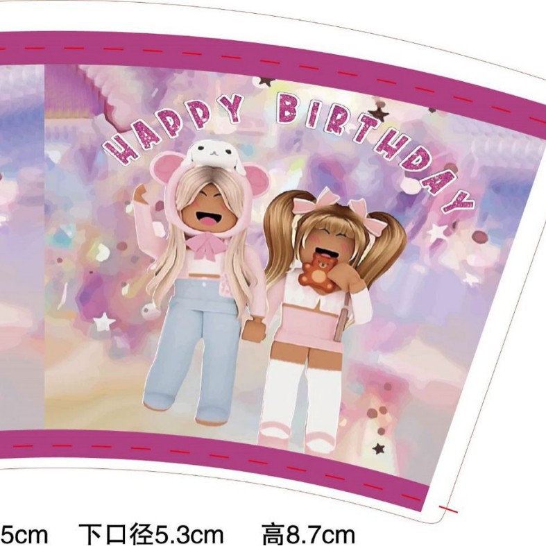 Gobelet en papier Lego fille 10