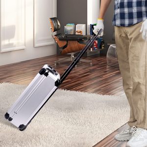 Aluminum Trolley Case Tool Set Silver Household Hand Tool <strong>Kit</strong> Case Complete Household Tool <strong>Kit</strong> for DIY Projects Gift - Product Image 6