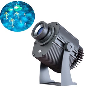 ไฟโปรเจคเตอร์ LED Gobo LED อลูมิเนียมอัลลอยด์พร้อมรูปภาพหมุนได้เองไฟตกแต่ง IP67กลางแจ้งกันน้ำ - Product Image 1