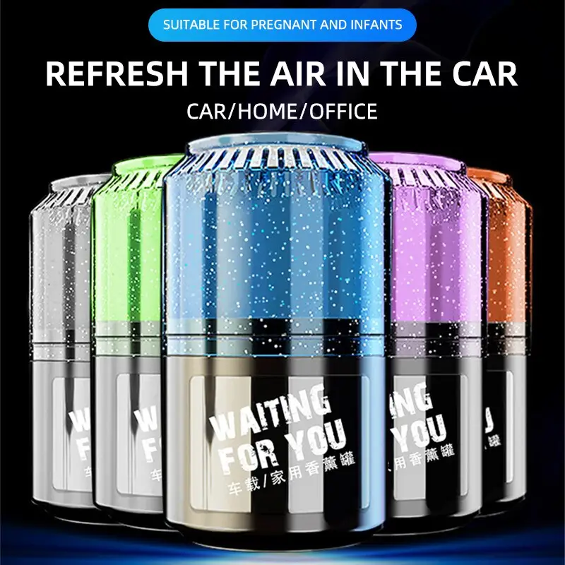 Lata de Perfume sólido para coche, aromaterapia, elimina el olor, fragancia de aire, desodorizante, refrescante, accesorios interiores para el hogar