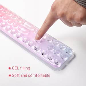 Personalizado PC DIY TPU película teclado numérico teclado alfombrilla de ratón transparente de silicona Gaming alfombrilla de ratón con reposamuñecas para el hogar Oficina - Product Image 5