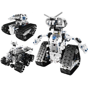 606PCS 3 in 1 15046 2.4Ghz <strong>Remote</strong> <strong>Control</strong> Building Block Set APP <strong>Programming</strong> <strong>Robot</strong> Toy Gift for Children - Product Image 1