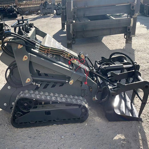 Fast Shipping EPA Engine Mini Skid <strong>Loader</strong> Big Power diesel Mini Skid Steer Track/Wheel Front End Stand on Skid Steer <strong>Loader</strong> - Product Image 5