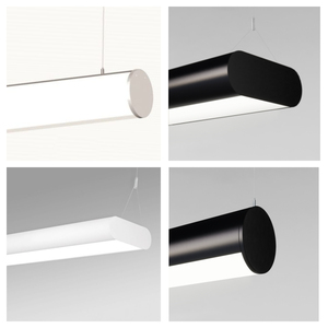 Streç germe kumaş ışıklı tavan askıya yuvarlak kare SEG LED ışık kutu H F M şekli alüminyum profil ofis için - Product Image 4