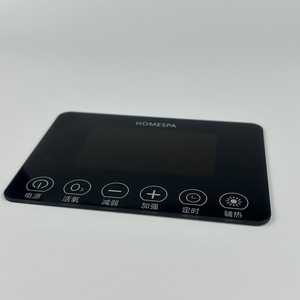 2mm temperli cam siyah beyaz ipek baskı ile ev banyo mutfak endüstriyel elektrikli cihazlar ekran dokunmatik kapak için - Product Image 6
