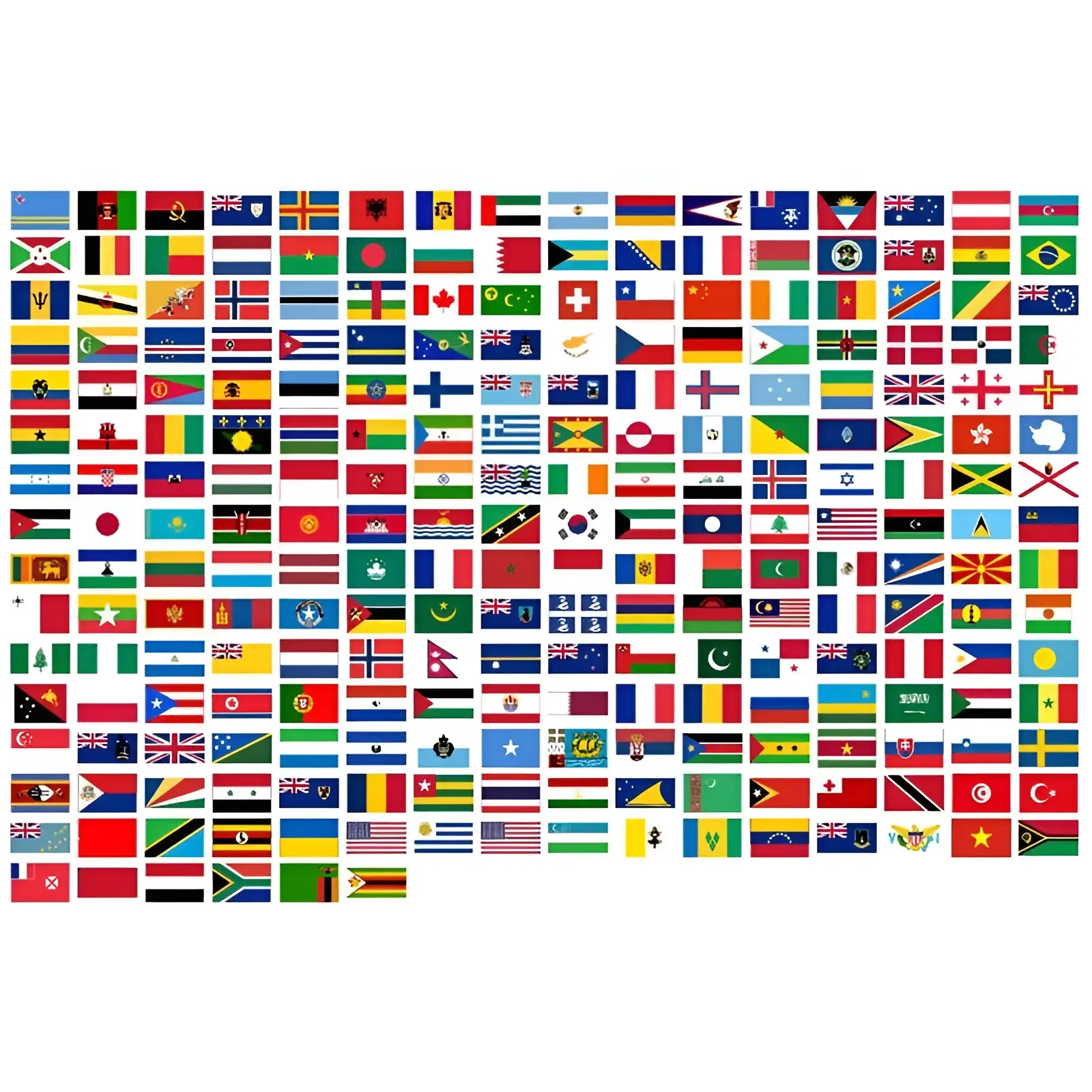 環境にやさしい国際世界バンティング旗すべての国旗