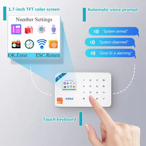 KERUI W181 WIFI GSM sistema de seguridad de alarma antirrobo Tuya sistema de alarma inteligente para el hogar Detector PIR Sensor de puerta sistema de alarma inalámbrico - Product Image 2