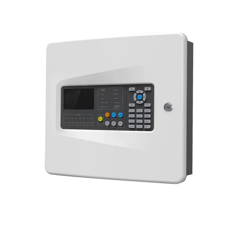 Small Size Big Capacity Addressable Fire Alarm Control Panel 324 Addresses For Hotel/School/Store/Apartment/House/Office