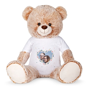 Promosyon hediye grafik süblimasyon oyuncak ayı anahtarlık ile <span class=keywords><strong>T</strong></span>-shirt oyuncak ayı