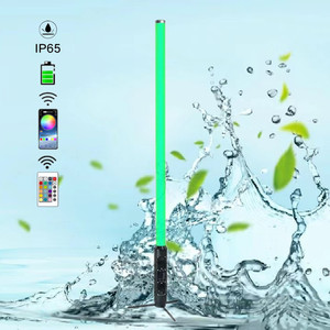 360 grados a prueba de agua 5 en 1 RGBWA LED batería inalámbrica DMX IR Control remoto con WIFI App Pixel Tube Light - Product Image 1