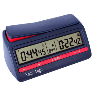 Schach Digital Memory Function Clock Profession elle Holz schach Timer Count Up Down Clock Spiel Mit Aufbewahrung tasche - Product Image 5
