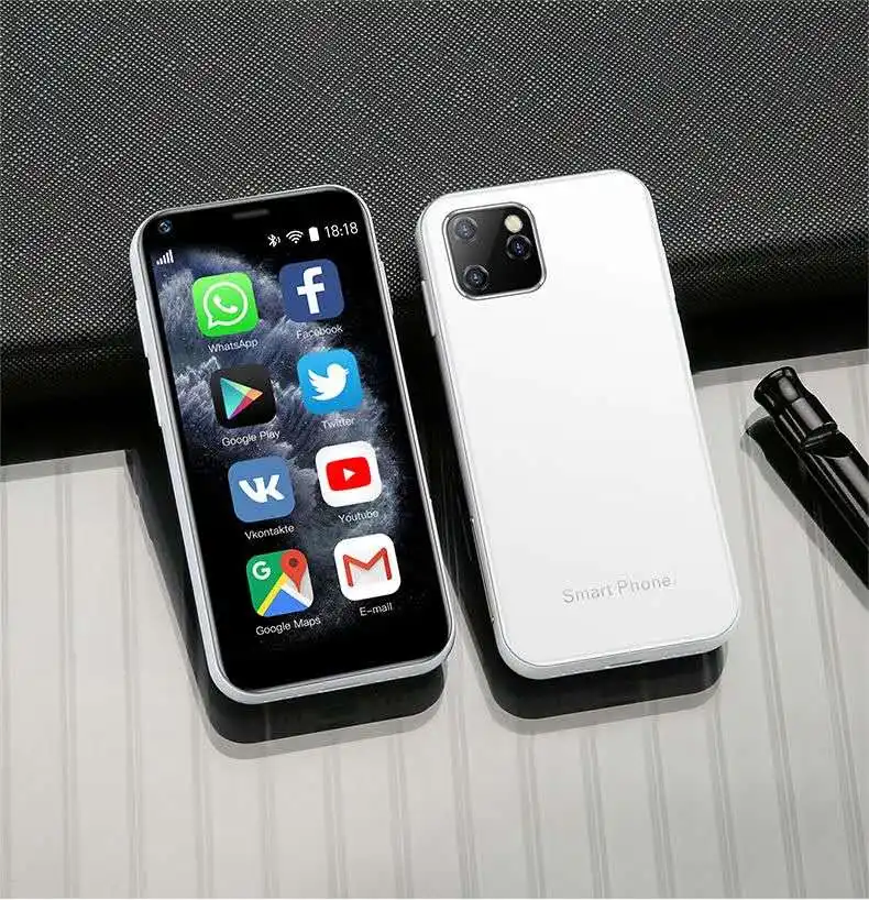 SOYES สมาร์ทโฟน XS11 3G ขนาดเล็ก,โทรศัพท์มือถือ Android 2.5นิ้ว WIFI GPS RAM 1GB ROM 8GB Quad Core Googl E Play Facebook