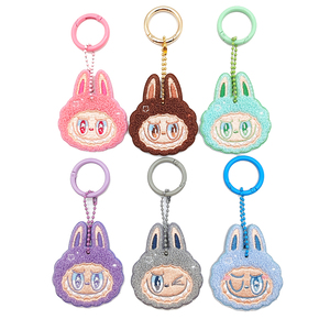 YYXカスタムアニメキーチェーンかわいい刺繍ブーブーペンダントテリー布キータグ (OEM/ODM、無料サンプル) - Product Image 1