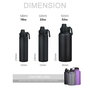 Bình nước thể thao di động BSBH 32oz, in logo tùy chỉnh, thép không gỉ 304, giữ nhiệt chân không, chịu nước sôi - Product Image 3
