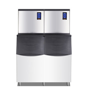 1000kg/24H Making Ice Commercial Stainless Steel Shell Split Ice Machine Fully <strong>Automatic</strong> Cube Shape Ice Maker Machine - Product Image 2