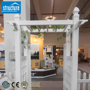 Pérgola de jardín de PVC para exteriores moderna con techo de persiana impermeable madera tratada a presión tipo natural pabellón <span class=keywords><strong>Gazebo</strong></span> y pérgola - Product Image 6