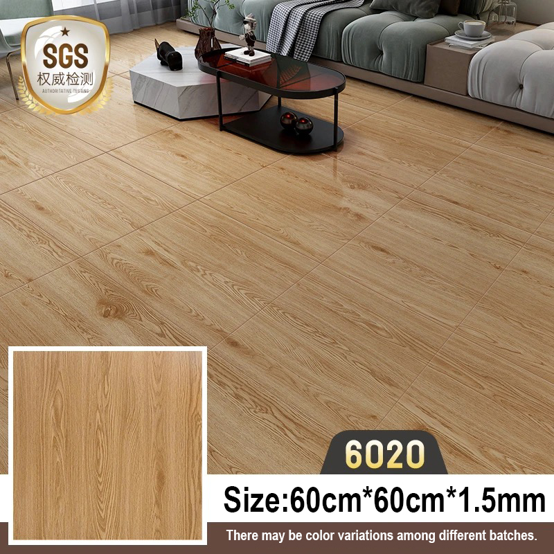 Pvc auto-adhesivo que suela-08, grano de madera, tamaño los 60*60cm
