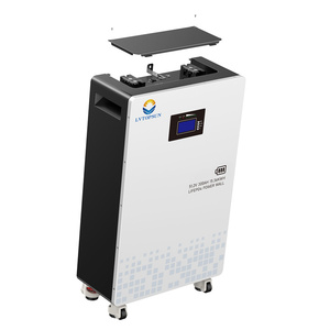 Lvtopsun 51.2V LiFePO4 Pin 300ah Solaire điện tường dễ dàng để di chuyển năng lượng mặt trời Pin Lithium Ion - Product Image 1