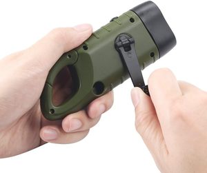 Draagbare 3 Led Zaklamp <span class=keywords><strong>Hand</strong></span> Crank Zaklamp Zonne-Energie Zaklamp Zaklamp Compacte Nood Handheld Survival Zaklamp - Product Image 3