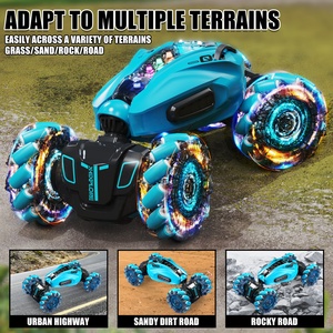 KK 1:12 yeni yükseltildi RC Stunt araba çocuklar için el kontrollü jest radyo kontrol oyuncak sis sprey ile müzikli ışık 2.4g frekans - Product Image 2