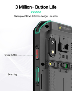 Android PDA Data Collector Terminal 2D Escáner de código de barras Mindeo M40 IP68 4 pulgadas 4G LTE Handhelds WiFi NFC para logística