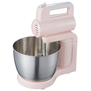 150W Hand <strong>Mixer</strong> Machine With 5 Speeds Control and Eject Button With Two Chromed Coated Beaters and Dough Hooks - Product Image 4
