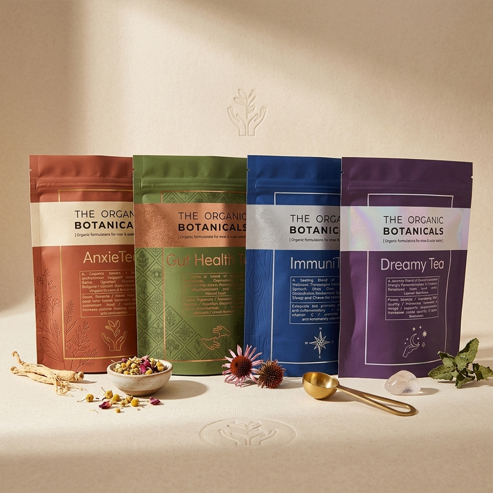 Sachet vertical en feuille d'aluminium