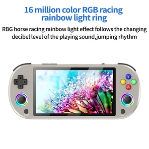 คอนโซลเกมแนวเรโทรแบบพกพาสำหรับมือถือ M22PRO | เครื่องเล่นหน้าจอ IPS แบบโอเพ่นซอร์ส5นิ้วรองรับการจำลอง30ตัว - Product Image 4