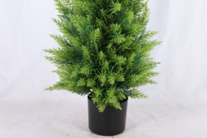 Multiple Style High Simulation Popular Tropical Natural <strong>Cypress</strong> Tree Plastic Artificial Plants for Home Hotel Office Use - Product Image 6