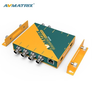 AVMATRIX-multivisor MV0430 de 4 canales, entradas 3G/HD/SD-SDI, 2 canales, 3G-SDI, salidas HDMI, transmisión y AV Post-producción
