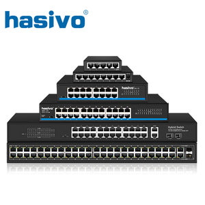 5 8 16 24 48 Port Ethernet VLAN 10/100M Netzwerk-Switch für Gehäuse Netzwerk überwachung Desktop Ethernet Switch