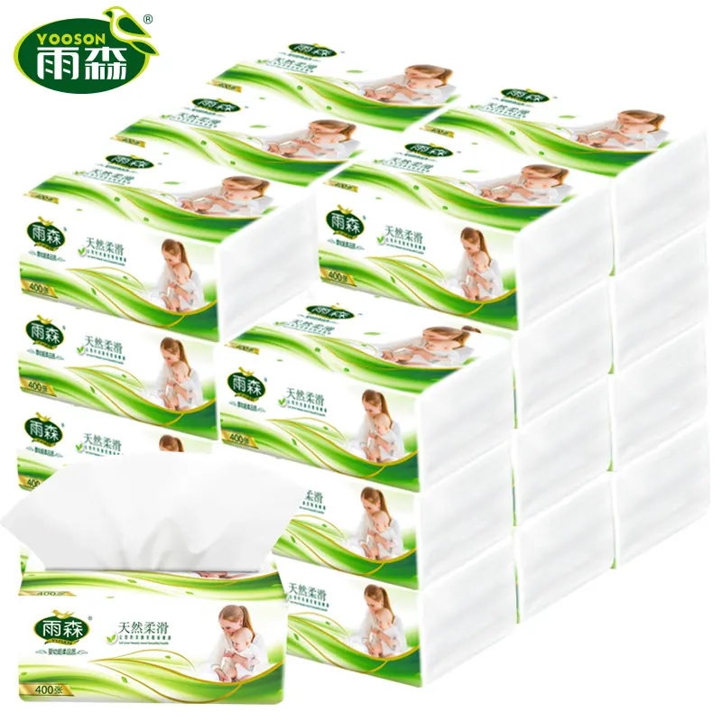 Heiß verkaufendes jungfräuliches Zellstoff-Gesichts tuch hersteller Bulk-Pack-Gesichts tuch papier